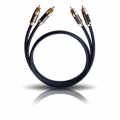 Межблочный кабель RCA Oehlbach STATE OF THE ART XXL Black Connection Cable RCA, 2x0,75m, gold, D1C13832